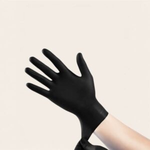 Guante Nitrilo Negro Protek  ( 10 X 100 )