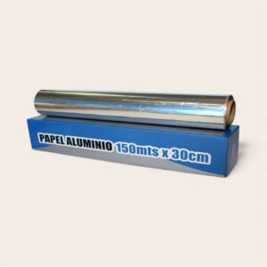 Rollo Aluminio Caja 150mt X 30 Cm X 10mic ( 1 X 6 )