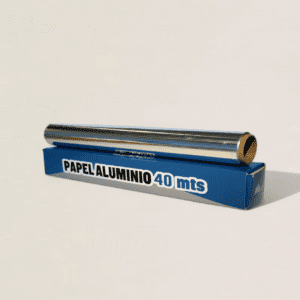 Rollo Aluminio Caja 40mt X 30 Cm X 10mic ( 1 X 12 )