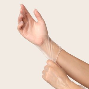 Guante Vinilo Natural Protek ( 10 X 100 )