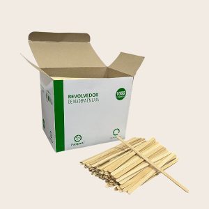 Revolvedor De Madera En Caja 14cm ( 10 X 1000 )