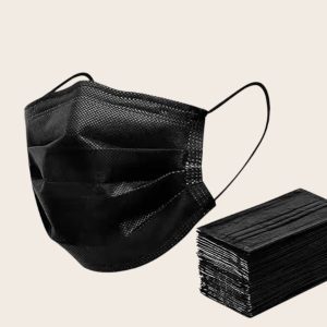 Mascarilla 3 Plieges negra (40 X 50)